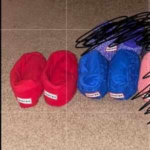 Fleece tall hunter socks